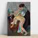 Reproductie van het schilderij La Petite Fille au Miroir - Suzanne Valadon