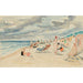 Reproductie van het schilderij La Plage de Deauville - Henri Lebasque