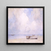 La Plage du Sud - Emil Carlsen — framed artwork on a wall