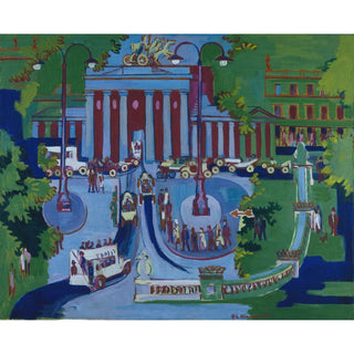 La Porte de Brandenburg - Ernst Ludwig Kirchner