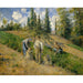 Reproductie van het schilderij De Oogst, Pontoise - Camille Pissarro