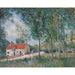 Reproductie van het schilderij La Route de Moret à Saint-Mammès - Alfred Sisley