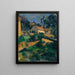 Reproductie van het schilderij La Route tournante à Montgeroult - Paul Cézanne