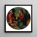 La Sainte Famille - Toscaanse school — ingelijst kunstwerk aan de muur
