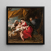 La Sainte Famille - Jan Van Den Hoecke — ingelijst kunstwerk aan de muur