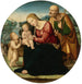 La Sainte Famille avec l'Enfant Baptiste dans un paysage - Sodoma — weergave van het kunstwerk