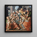 La Sainte Parenté - Joachim Beuckelaer — ingelijst kunstwerk aan de muur