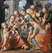 La Sainte Parenté - Joachim Beuckelaer — weergave van het kunstwerk