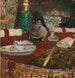 La Saucire et les ronds de serviette - Édouard Vuillard — weergave van het kunstwerk