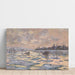 Reproductie van het schilderij La Seine à Lavacourt, Débâcle - Claude Monet