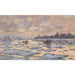 Reproductie van het schilderij La Seine à Lavacourt, Débâcle - Claude Monet