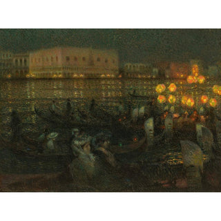 La Sérénade, Venise - Henri Le Sidaner | Reproduction Tableau Décoration murale affiche copie