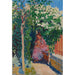 Reproductie van het schilderij La Tonnelle, Ker Guen - Maurice Denis