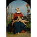 Reproductie van het schilderij L La Vierge, L'Enfant Jésus et Saint Jean - Jean-Léon Gérôme