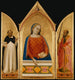 Maria met de heiligen Thomas van Aquino en Paulus - Bernardo Daddi — weergave van het kunstwerk