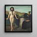 De naakte ballerina - Ángel Zárraga — ingelijst kunstwerk aan de muur