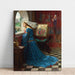 Reproduction of the painting La belle Rosamund - John William Waterhouse