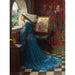 Reproduction of the painting La belle Rosamund - John William Waterhouse