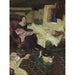 Reproductie van het schilderij De mooie vroedvrouw, de baby en de schoonmoeder - Dean Cornwell
