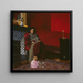 La chambre rouge à Étretat - Félix Vallotton — ingelijst kunstwerk aan de muur