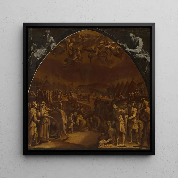 La collecte de la manne - Aurelio Lomi