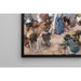 Reproductie van het schilderij La collecte de la manne - James Tissot