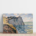 Reproduction of the painting La falaise d'Aval, Étretat - Claude Monet