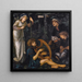 De waanzin van Sir Tristram - Sir Edward Coley Burne-Jones — ingelijst kunstwerk aan de muur