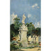 Reproductie van het schilderij De fontein van Apollon, Madrid - Joaquín Sorolla