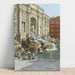 Reproductie van het schilderij De fontein van Trevi in Rome - Antonietta Brandeis
