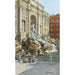Reproductie van het schilderij De fontein van Trevi in Rome - Antonietta Brandeis