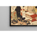 Reproductie van het schilderij De kalligrafieles - Kitagawa Utamaro