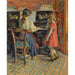 Reproductie van het schilderij De pianoles (Marthe en Nono) - Henri Lebasque
