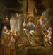 De menselijke wet gebaseerd op het goddelijke recht - Jacob Jordaens — weergave van het kunstwerk