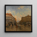 La maison de la provision des citoyens en 1888 - Ladislaus Eugen Petrovits — ingelijst kunstwerk aan de muur