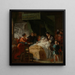 De dood van Leonardo da Vinci in de armen van François I - François-Guillaume Ménageot — wandpresentatie van het kunstwerk
