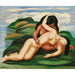 Reproductie van het schilderij La naufragée - Moïse Kisling