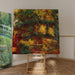 Reproductie van het schilderij van het Japanse bruggetje, Giverny - Claude Monet