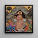 De Opstanding - Taddeo di Bartolo — ingelijst kunstwerk aan de muur