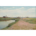 Reproduction of the painting The river and the port of Frederiksværk - Laurits Andersen Ring