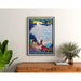 De route van de Alpen - Vintage poster