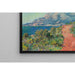 Reproductie van het schilderij De rode weg nabij Menton - Claude Monet