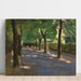 Reproductie van het schilderij La rue Colomier à Wannsee - Max Liebermann