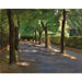 Reproductie van het schilderij La rue Colomier à Wannsee - Max Liebermann