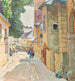 La rue Seipel à Mödling - Carl Moll — weergave van het kunstwerk