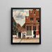Reproductie van het schilderij De steeg van Johannes Vermeer