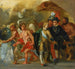 De scène van de aartshertogin Isabelle - Eugène Delacroix — weergave van het kunstwerk