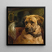 De kop van een mastiff - Edwin Douglas — ingelijst kunstwerk aan de muur