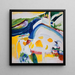 De koe - Wassily Kandinsky — ingelijst kunstwerk aan de muur