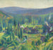 La vallée du vert Labastide-du-Vert - Henri Martin — weergave van het kunstwerk